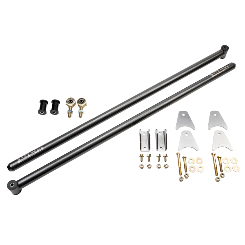 Wehrli 99-10 Ford / 94-22 RAM Univ ECLB/CCLB 68in. Traction Bar Kit - Bengal Red Suspension Arms & Components Wehrli