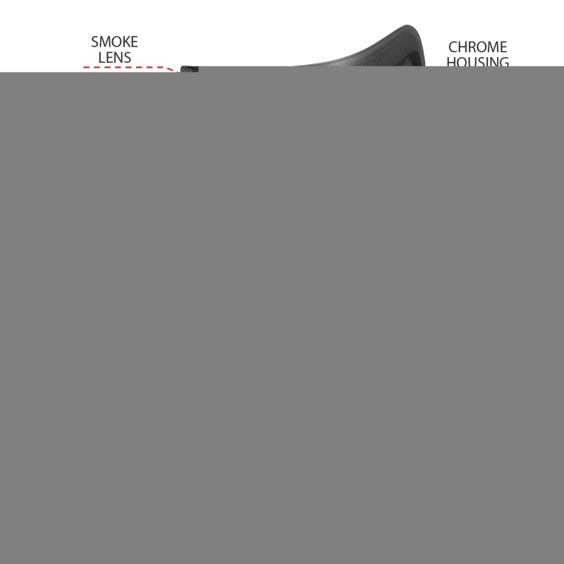 ANZO 2009-2013 Ford F-150 LED Taillights Smoke Tail Lights ANZO