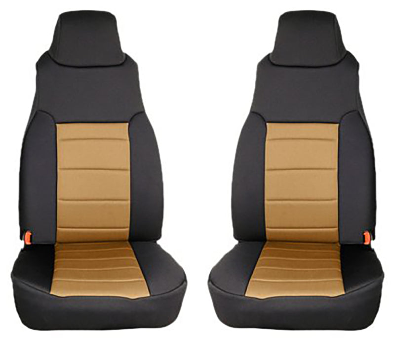 Rugged Ridge Neoprene Front Seat Covers 97-02 Jeep Wrangler TJ Seats Rugged Ridge