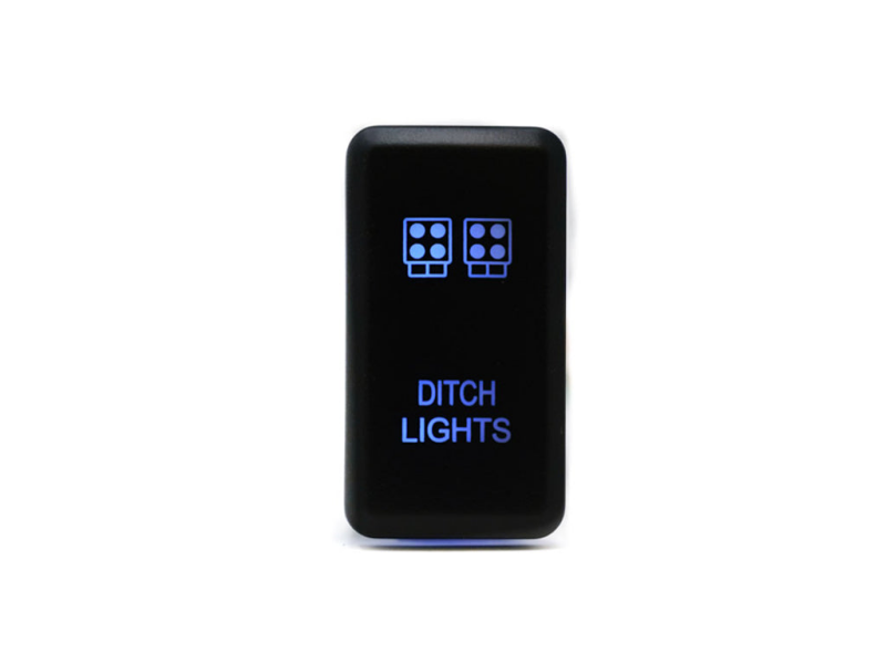 Cali Raised Tall Style Toyota Oem Style Ditch Lights Switch - Blue Switch Panels Cali Raised LED
