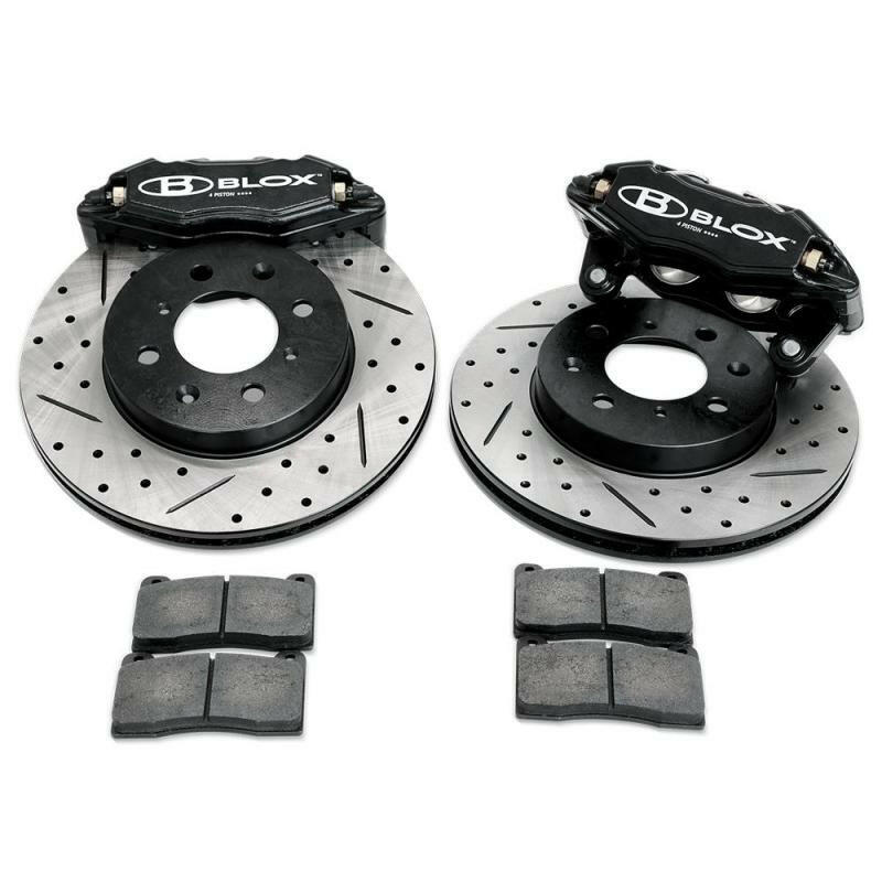 BLOX Racing 92-95 Honda Civic Tuner Series Front Brake Upgrade Kit Big Brake Kits BLOX Racing