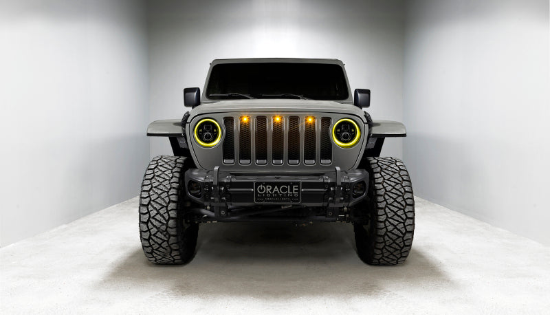 Oracle Jeep Wrangler JL/Gladiator JT 7in. High Powered LED Headlights (Pair) - Dynamic Headlights ORACLE Lighting