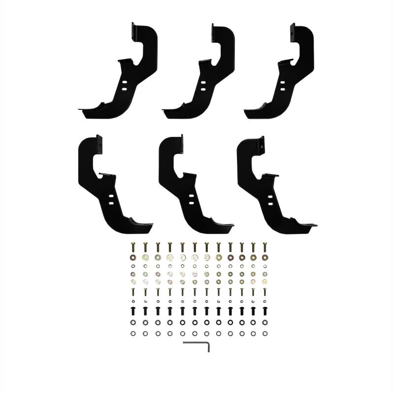 Westin 2019 Chevrolet Silverado/Sierra 1500 Crew Cab Non LD PRO TRAXX 5 Oval Nerf Step Bars - Black Nerf Bars Westin