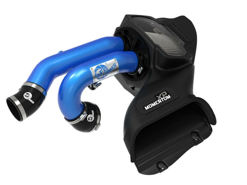 aFe 21-22 Ford F-150 Raptor V6-3.5L(tt) Momentum XP Cold Air Intake System Blue w/ Pro Dry S Filter Cold Air Intakes aFe