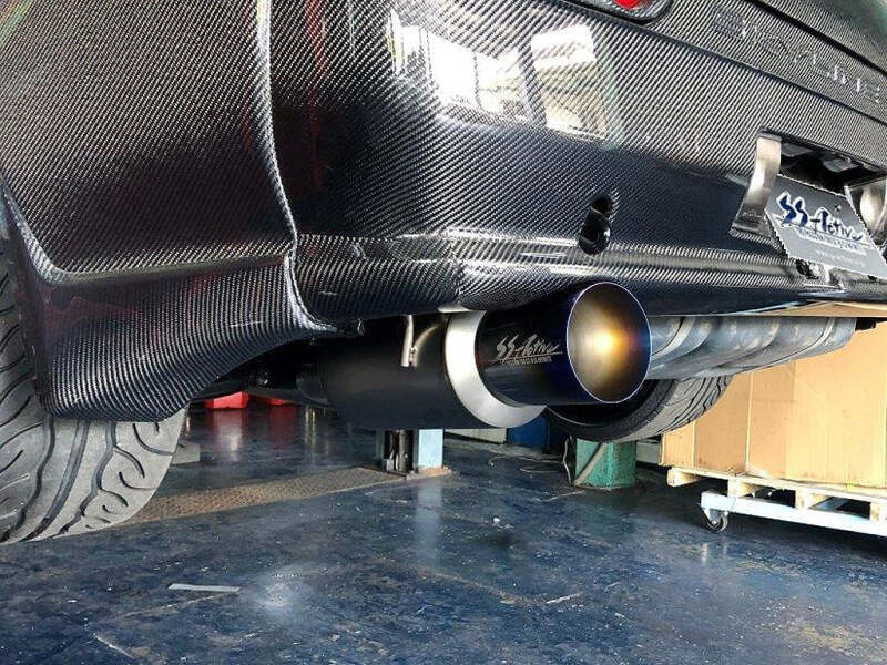 GReddy Garage 89-94 Nissan Skyline GT-R Ti Exhaust R32 w/ 90mm Main & 130mm Tip Catback GReddy