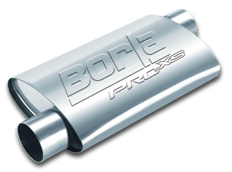 Borla Pro-XS 2in Tubing 14in x 4in x 9.5in Oval Offset/Offset Muffler Muffler Borla