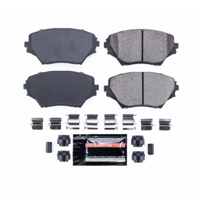 Power Stop 01-05 Toyota RAV4 Front Z23 Evolution Sport Brake Pads w/Hardware Brake Pads - Performance PowerStop