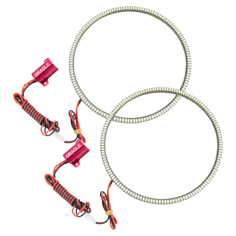 Oracle Jeep Wrangler JK 07-17 LED Waterproof Halo Kit - White Fog Lights ORACLE Lighting