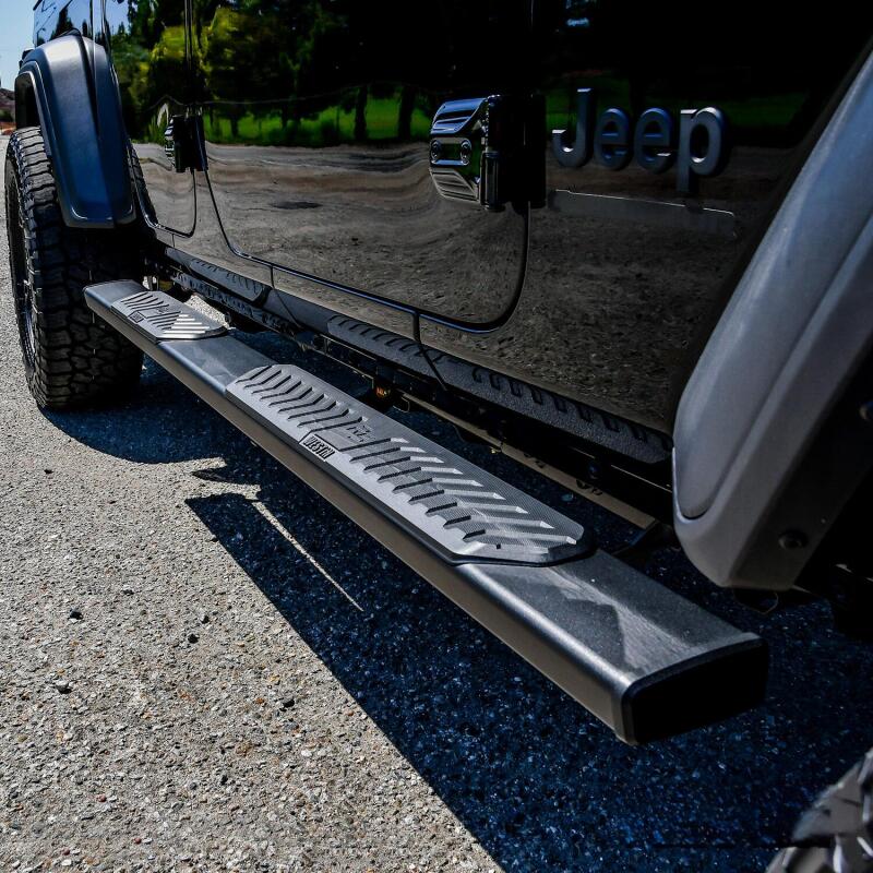 Westin 2020 Jeep Gladiator R5 Nerf Step Bars - Black Nerf Bars Westin