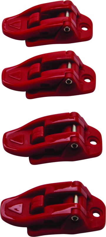 Answer AR1 Boot Buckle Kit - Red Motorcycle Boots Answer