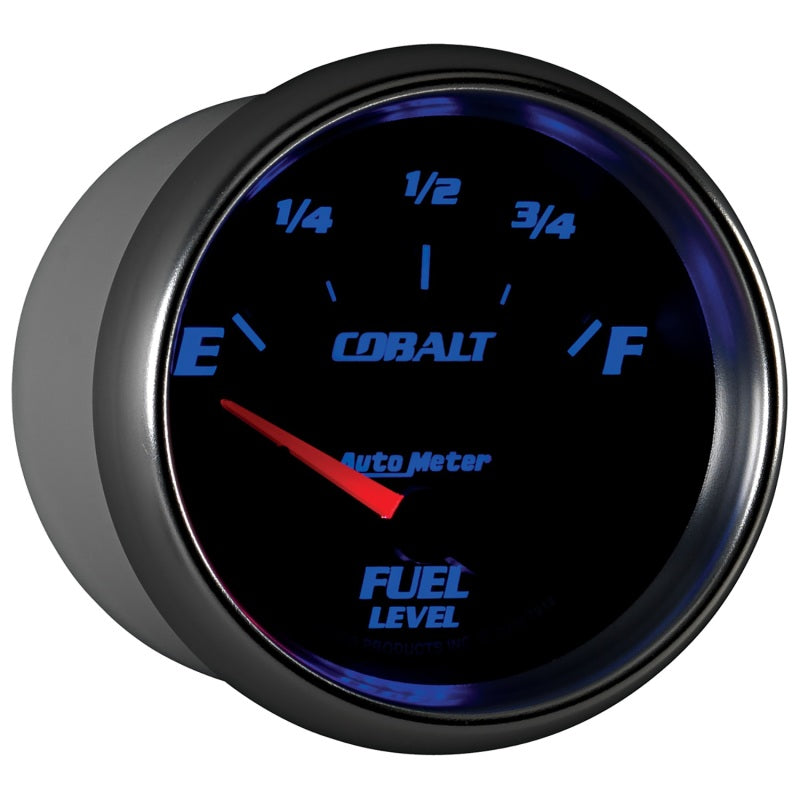 Autometer Cobalt 66.7mm 0-90 ohms Fuel Level Gauge Gauges AutoMeter