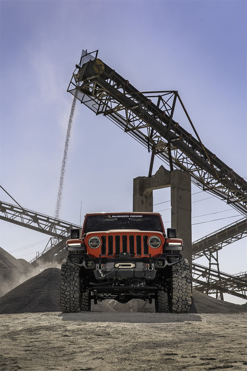 Rugged Ridge Venator Front Bumper 18-20 Jeep Wrangler JL/JT Bumpers - Steel Rugged Ridge