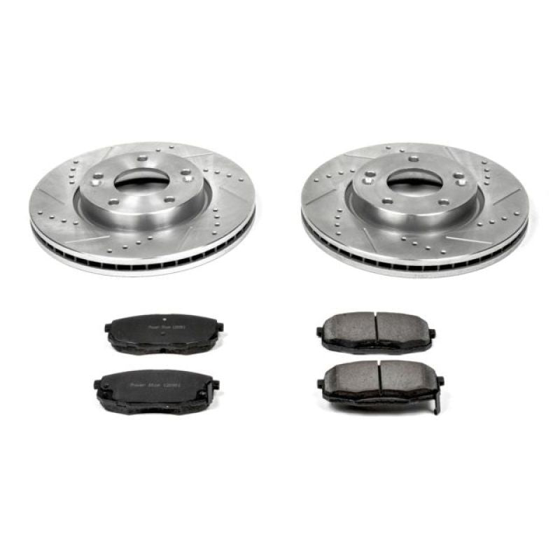 Power Stop 09-12 Hyundai Elantra Front Z23 Evolution Sport Brake Kit Brake Kits - Performance D&S PowerStop