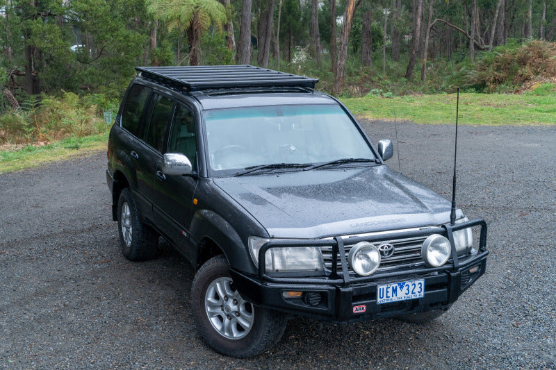 ARB Roof Rack Base with Mount Kit - Flat Rack with Wind Deflector Roof Rack ARB