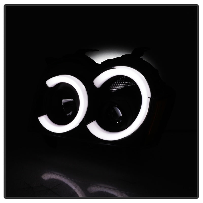 Spyder 05-07 Jeep Grand Cherokee - Light Bar Projector Headlights - Black - PRO-YD-JGC05V2-LB-BK Headlights SPYDER