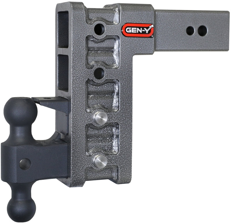 Gen-Y Mega Duty 3in Shank 9in Drop 3.5K TW 32K Hitch w/GH-0161 Dual-Ball/GH-0162 Pintle Lock Hitch Receivers GEN-Y Hitch