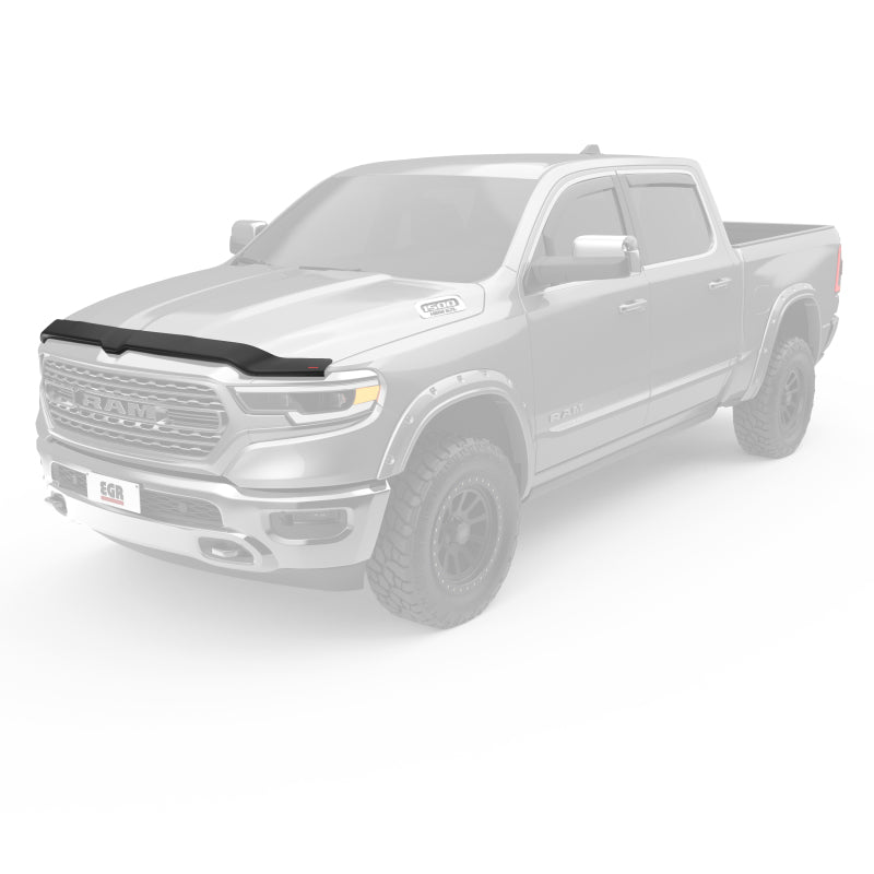 EGR 2019 Dodge Ram 1500 Superguard Hood Shield - Matte Body Side Moldings EGR