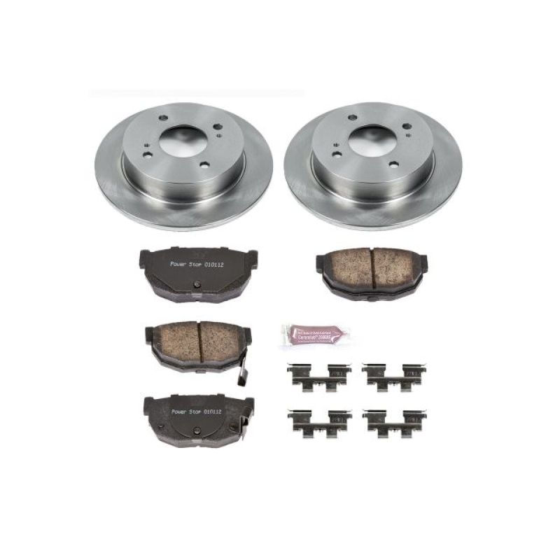 Power Stop 81-83 Nissan 280ZX Rear Autospecialty Brake Kit Brake Kits - OE PowerStop