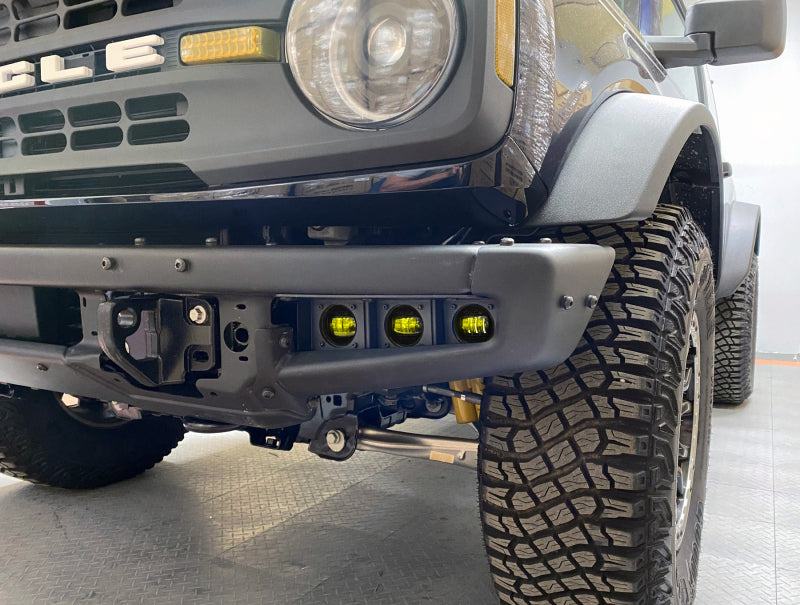 ORACLE Lighting 21-22 Ford Bronco Triple LED Fog Light Kit for Steel Bumper - Yellow Fog Lights ORACLE Lighting