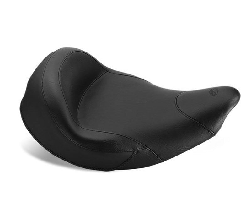 Mustang 14-21 Indian Chieftain, Chief, Dark Horse, Vintage Standard Touring Solo Seat - Black Solo Motorcycle Seats Mustang Motorcycle