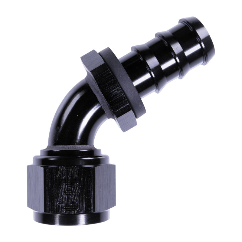 Russell 12AN Twist-Lok 60 Degree Hose End - Black Hoses Russell