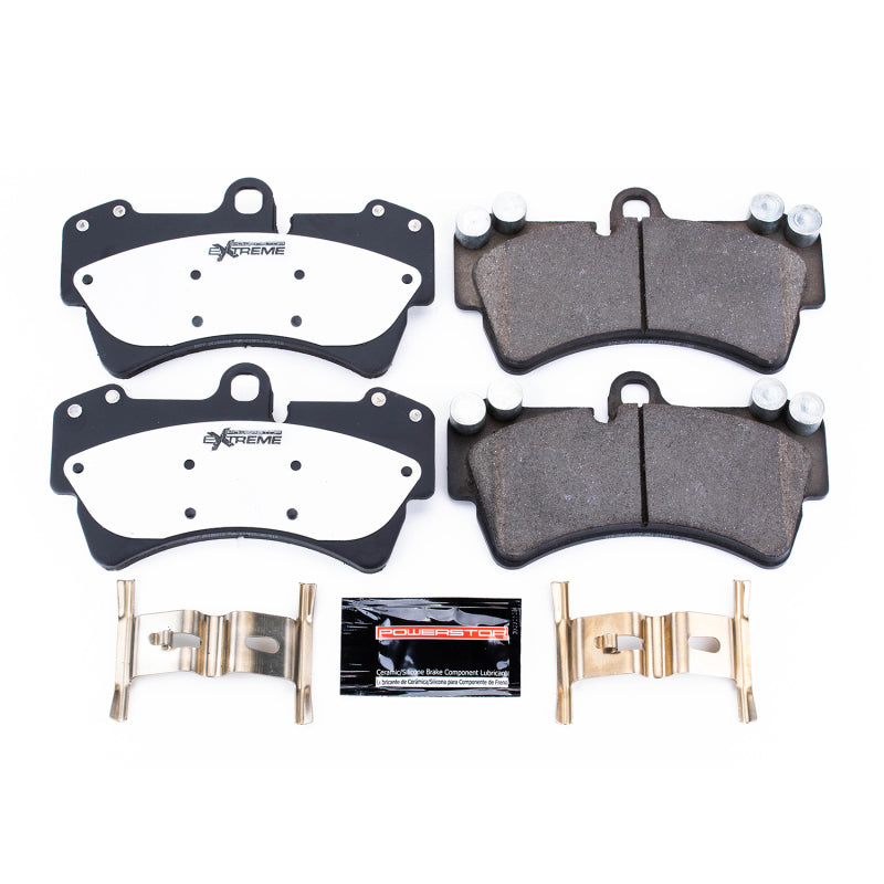 Power Stop 07-15 Audi Q7 Front Z26 Extreme Street Brake Pads w/Hardware Brake Pads - Performance PowerStop