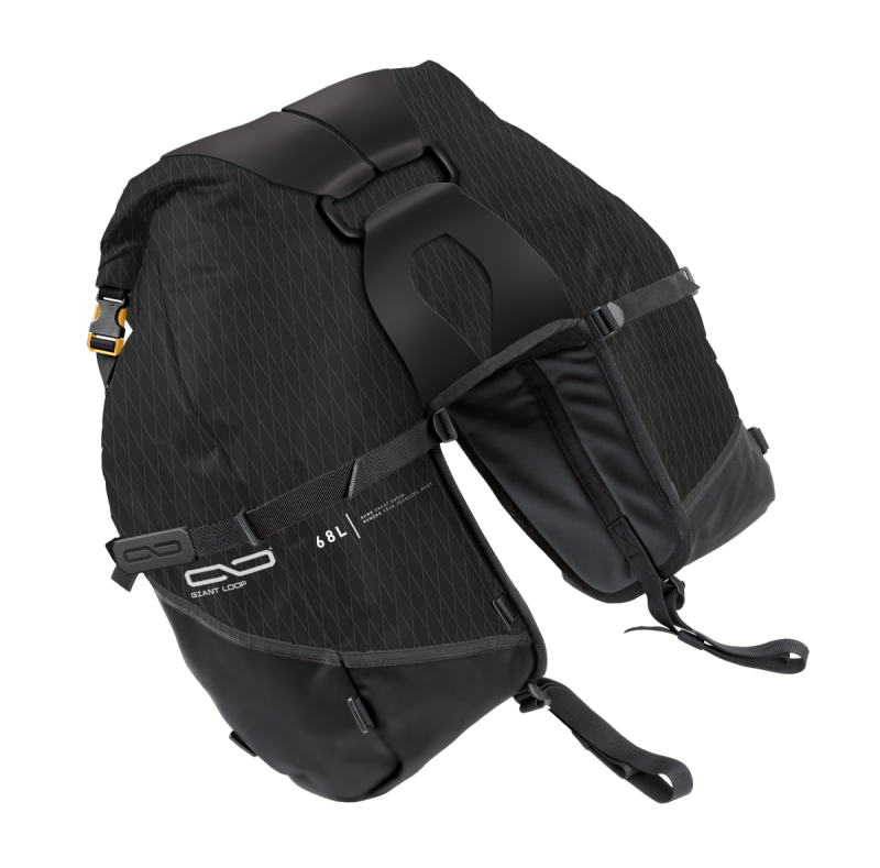 Giant Loop Great Basin Saddlebag 68L - Black Bags - Saddlebags Giant Loop