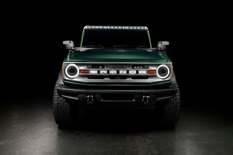 Oracle 2021+ Ford Bronco Integrated Windshield Roof LED Light Bar System Light Bars & Cubes ORACLE Lighting