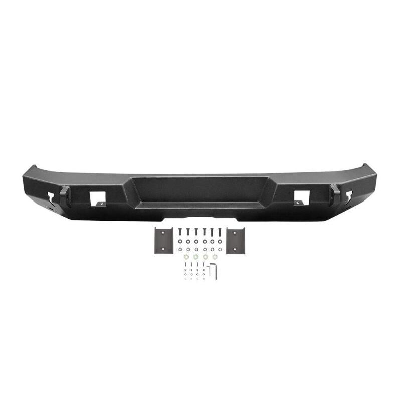 Westin 18-19 Jeep Wrangler JL Rear Bumper - Textured Black Bumpers - Steel Westin