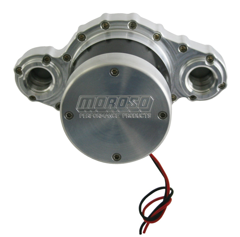 Moroso Remote Mount Electric Water Pump - Billet Aluminum Water Pumps Moroso