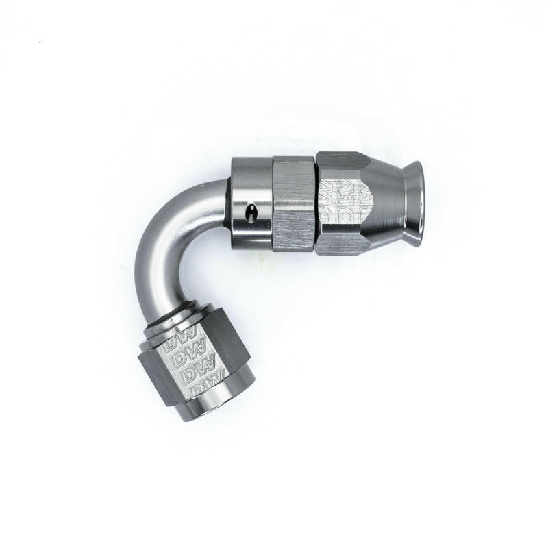 DeatschWerks 6AN Female Flare Swivel 120-degree Hose End - PTFE Fittings DeatschWerks