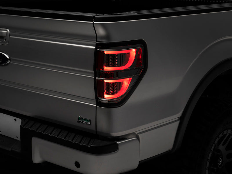 Raxiom 09-14 Ford F-150 G2 LED Tail Lights- Chrome Housing (Smoked Lens) (Styleside) Tail Lights Raxiom