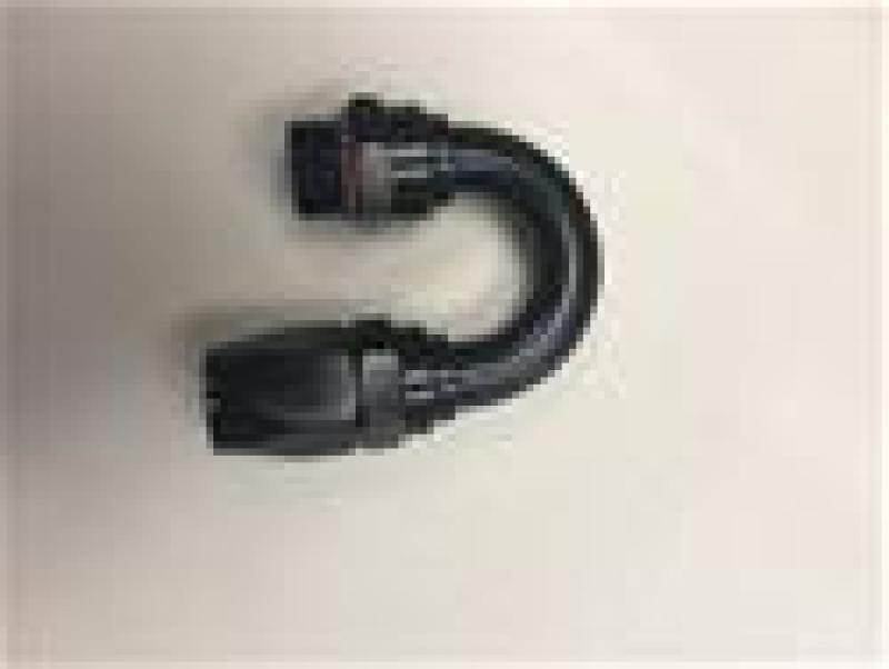 Fragola -12AN Male Rad. Fitting x 180 Degree Pro-Flow Hose End - Black Fittings Fragola