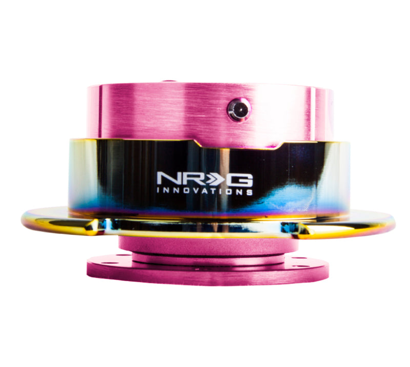 NRG Quick Release Gen 2.5 - Pink Body / Neochrome Ring Quick Release Adapters NRG