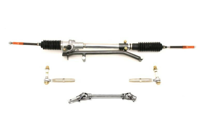 BMR 93-02 GM F-Body Manual Steering Conversion Kit (For Stock K-Member Only) - Black Hammertone Steering Racks BMR Suspension