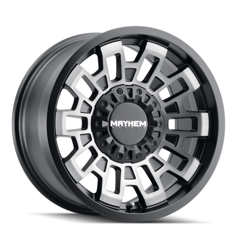 Mayhem 8113 Cortex 17x9 / 5x127 BP / -12mm Offset / 87.1mm Hub Matte Black w/ Dark Tint Wheel Wheels - Cast Mayhem