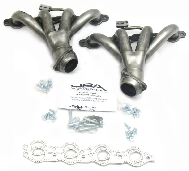 JBA 01-04 Corvette LS1/Z06 1 3/4in Header Shorty Stainless Steel Headers & Manifolds JBA