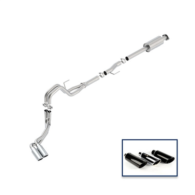 Ford Racing 15-18 F-150 5.0L Cat-Back Extreme Exhaust System Side Exit w/ Chrome Tips Catback Ford Racing