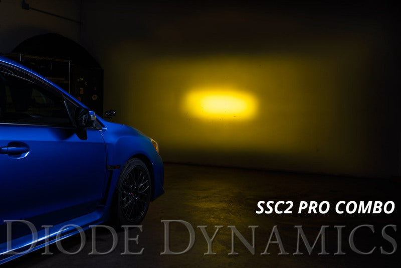 Diode Dynamics 15-21 Subaru WRX/STi Pro SS3 LED Ditch Light Kit - White Combo Light Accessories and Wiring Diode Dynamics