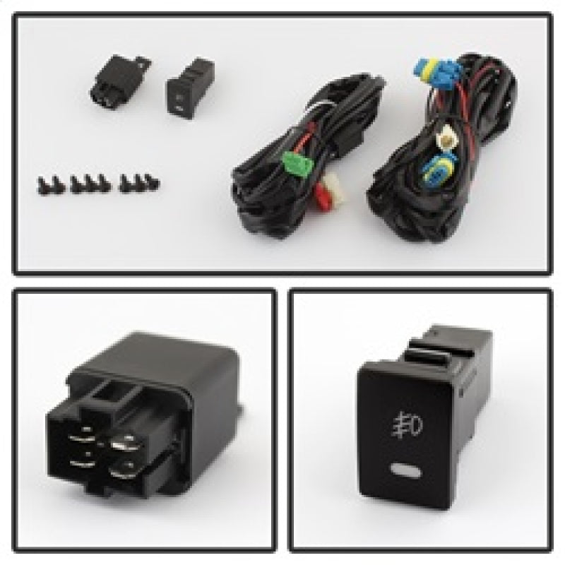 Spyder Scion IQ 2012-2013 OEM Fog Light w/Switch- Clear FL-SIQ12-C Fog Lights SPYDER