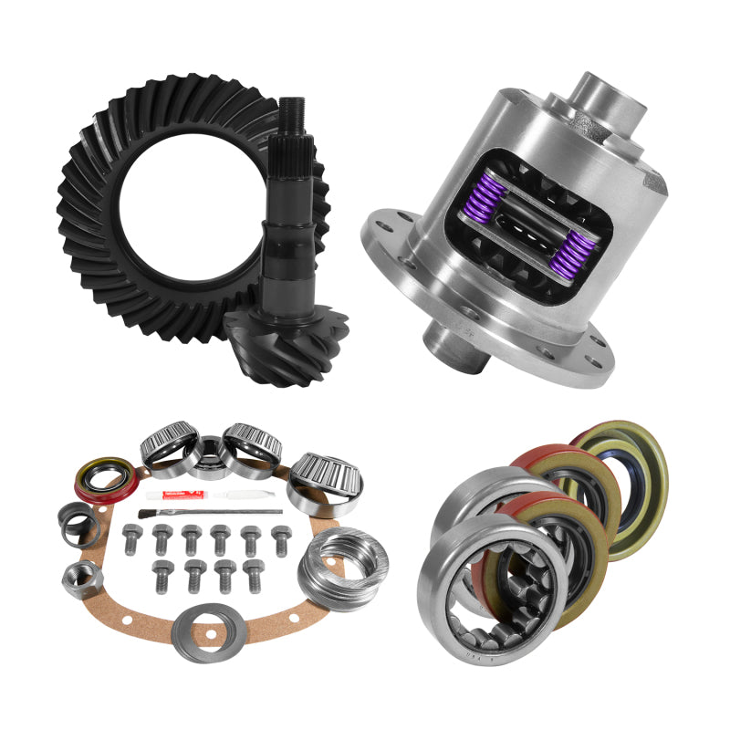 Yukon 7.5in/7.625in GM 3.42 Rear Ring & Pinion Install Kit 28 Spline Positraction Axle Bearings Differential Install Kits Yukon Gear & Axle
