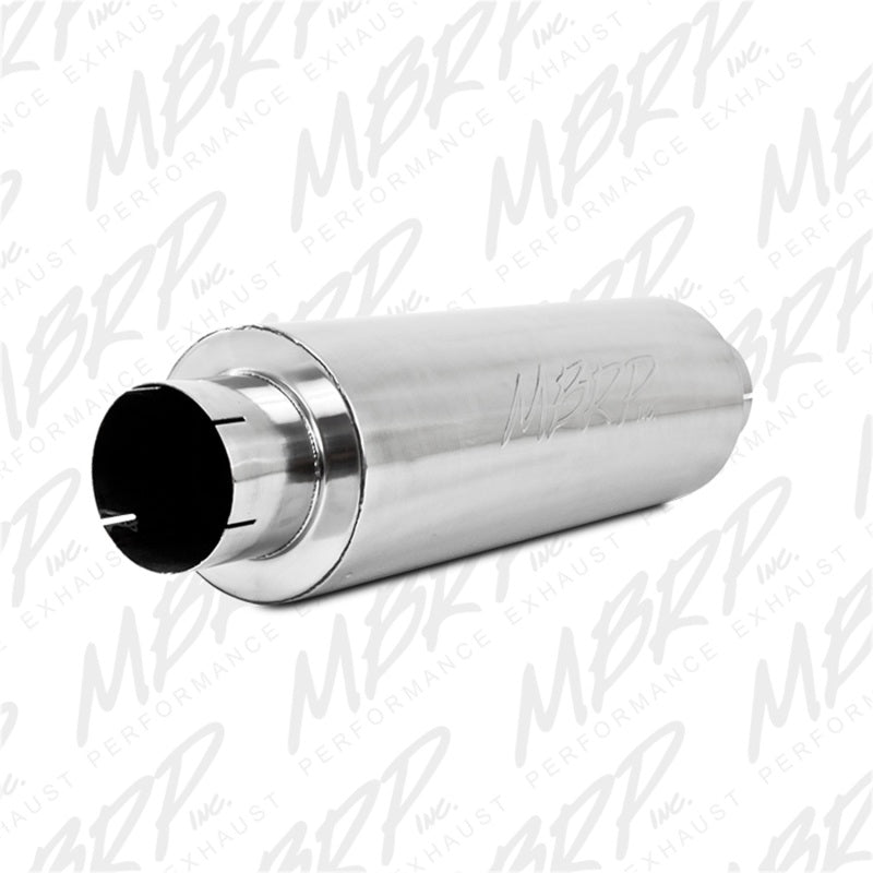 MBRP Universal Quiet Tone Muffler 5in Inlet /Outlet 8in Dia Body 31in Overall Muffler MBRP