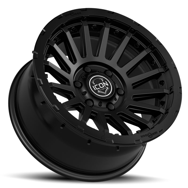 ICON Recon Pro 17x8.5 8 x 6.5 13mm Offset 5.25in BS Satin Black Wheel Wheels - Cast ICON