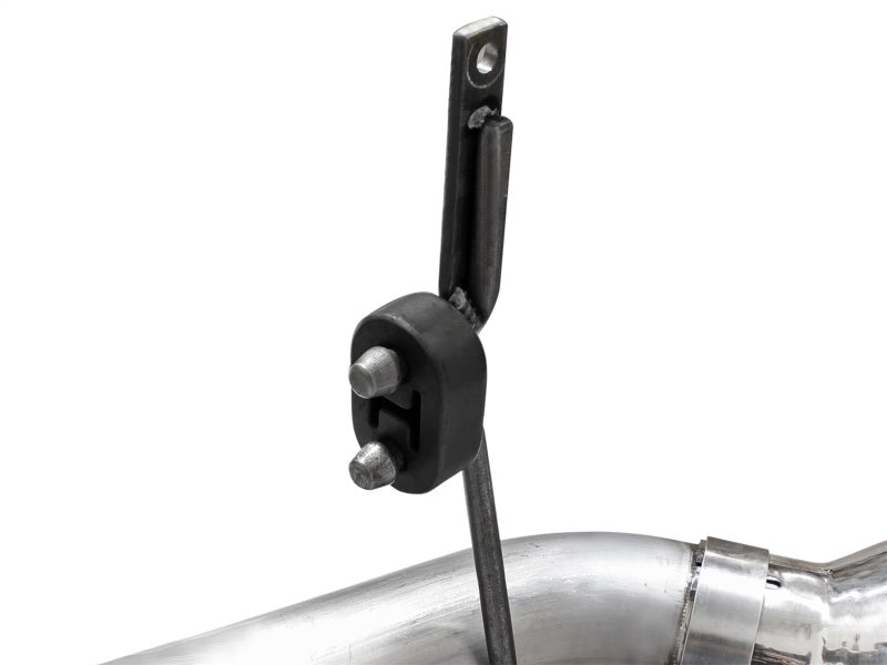 aFe LARGE BORE HD 4in 409-SS DPF-Back Exhaust w/Polished Tip 11-14 Ford Diesel Trucks V8-6.7L (td) DPF Back aFe