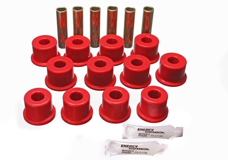 Energy Suspension Rear Spring Set - Red Bushing Kits Energy Suspension