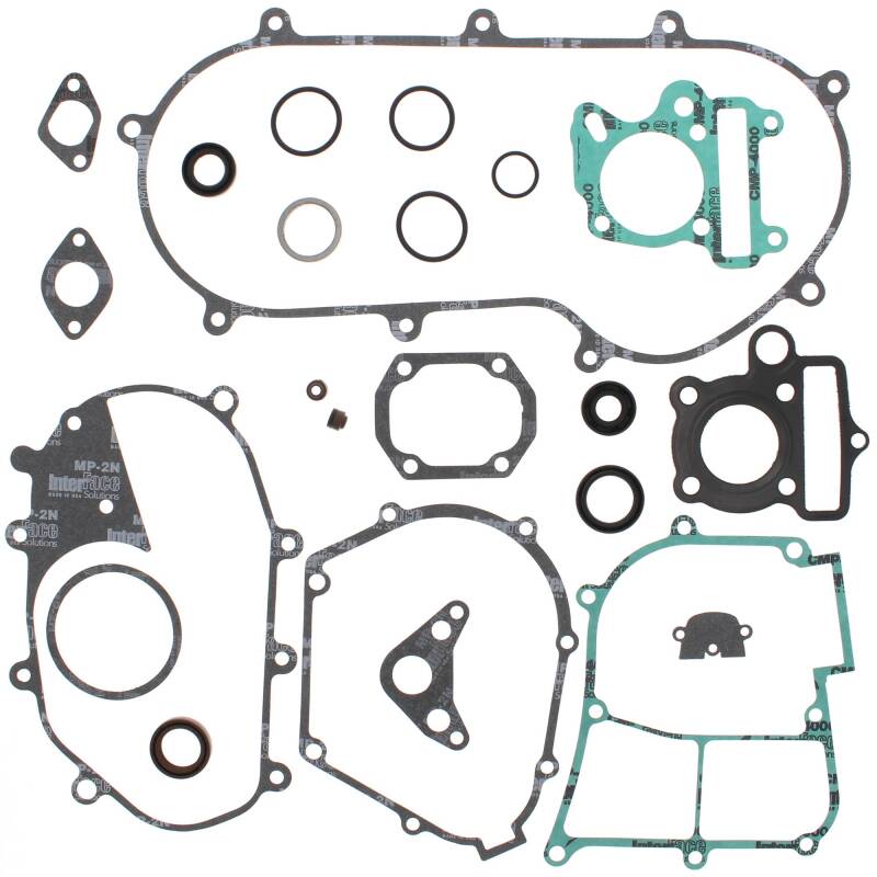 Vertex Gaskets 07-13 Polaris Outlaw 90 Complete Gasket Kit w/ Oil Seals Engine Hardware Vertex Pistons