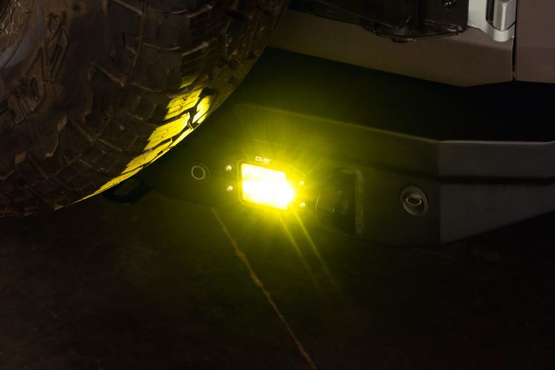 DV8 3-Inch Elite Series LED Amber Flush Mount Pod Light Light Bars & Cubes DV8 Offroad