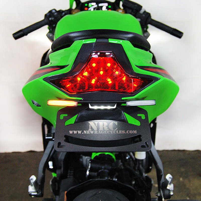 New Rage Cycles 23+ Kawasaki ZX-4R Fender Eliminator Kit Lights Corner New Rage Cycles
