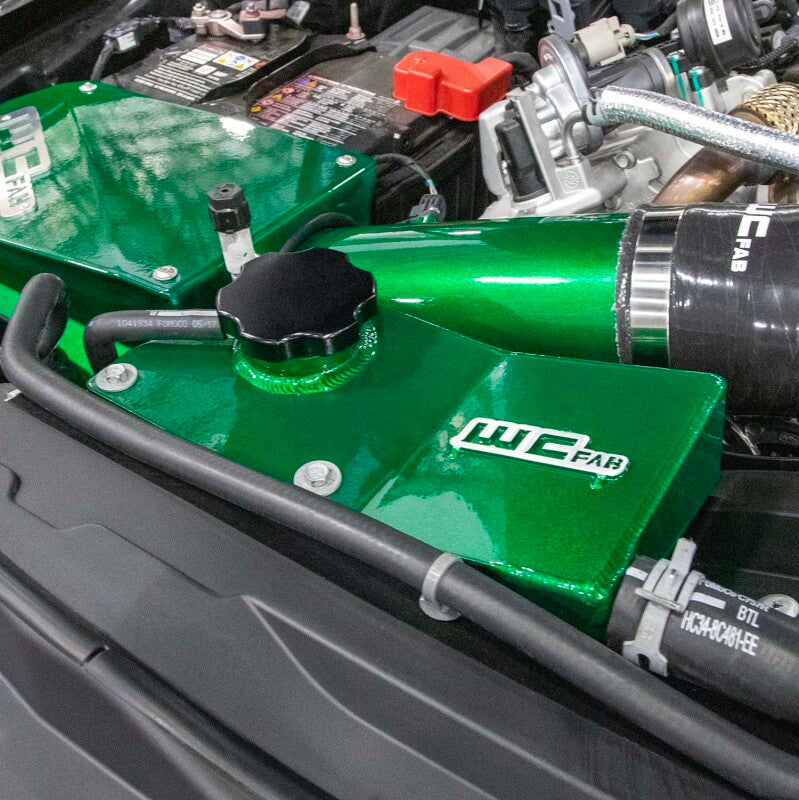 Wehrli 17-24 6.7L Power Stroke Secondary Coolant Tank Kit - Gloss Black Coolant Reservoirs Wehrli