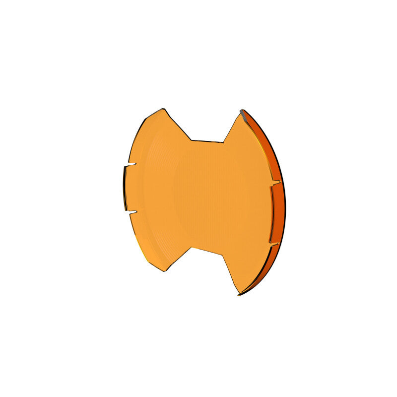 KC HiLiTES SlimLite 8in. LED Light Shield Driving (Shield Only) - Amber Light Covers and Guards KC HiLiTES